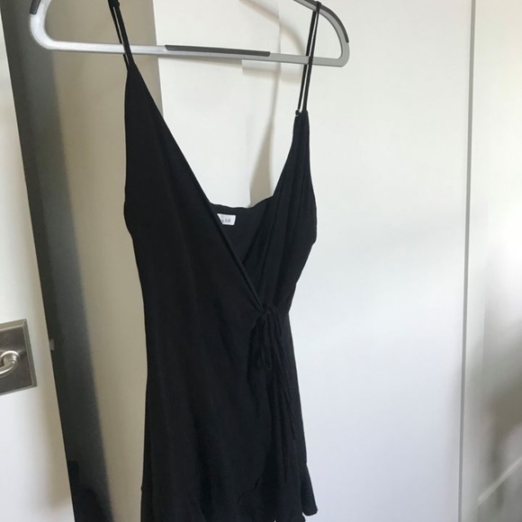 Honey Belle Soft Rayon Wrap Romper Dress - Picture 2 of 5